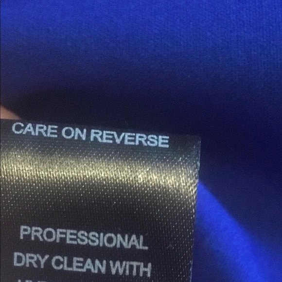 ELLEN TRACY Royal blue dress sz 6 - Picture 5 of 7